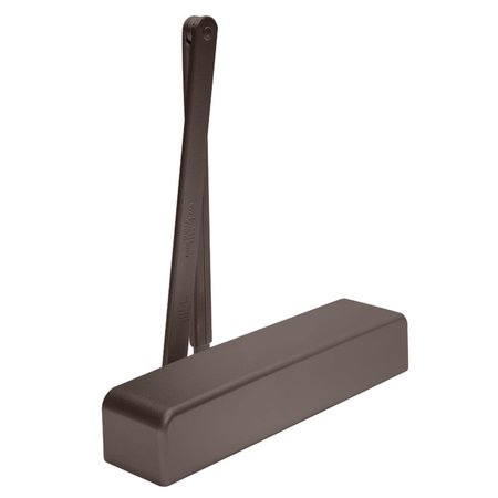 DORMA Heavy-Duty Surface Closer, Parallel Flat Form Complete, Non-Hold Open, Tri-Pack, Dark Bronze Painted 8916 AF89P 695